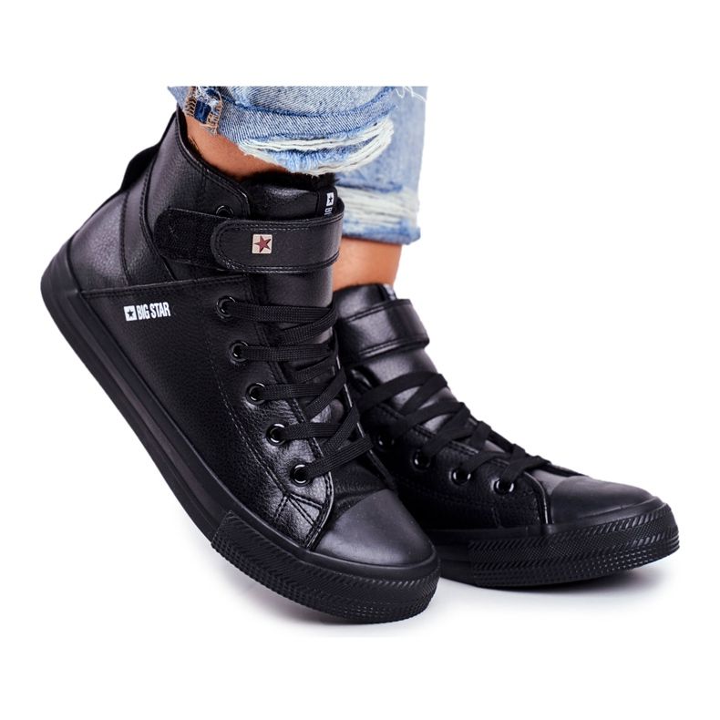 Adidași pentru femei Big Star Warm Black V274542FW negru