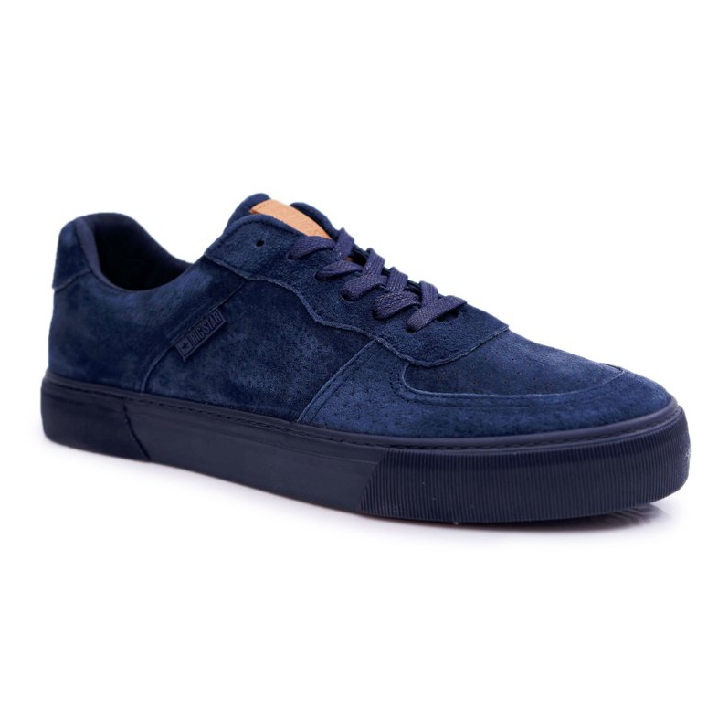 Adidași pentru bărbați Big Star Suede Blue Navy EE174363 albastru marin