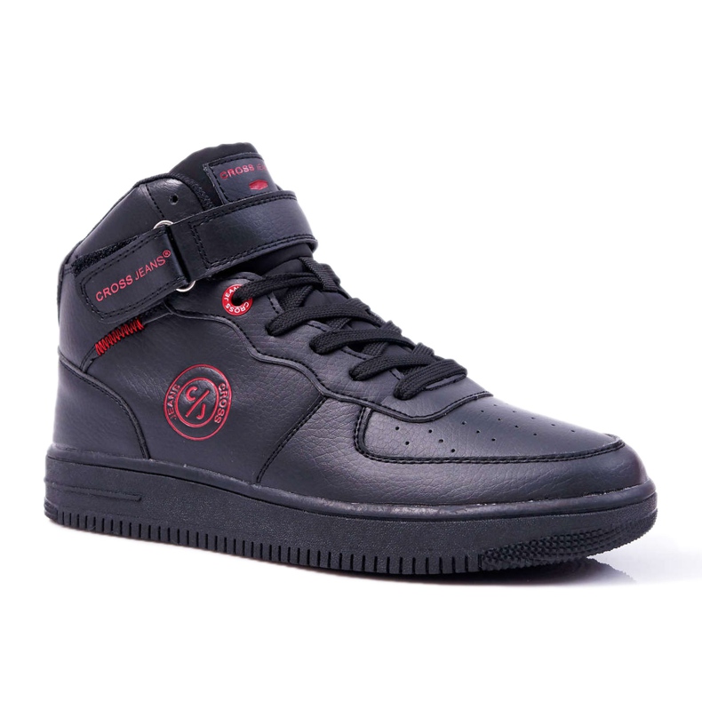 Adidași pentru femei Cross Jeans High Black EE2R4147C negru