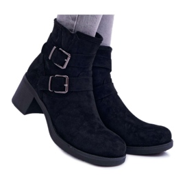 FRID Cizme de damă cu toc înalt piele de căprioară neagră negru FRID Cizme de damă cu toc înalt piele de căprioară neagră negru