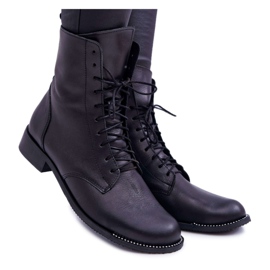 Cizme de damă Piele de cereale Nicole 2315 Black The Island negru Cizme de damă Piele de cereale Nicole 2315 Black The Island negru