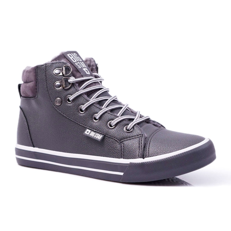 Adidași pentru femei Big Star High Grey Warm EE274413 gri
