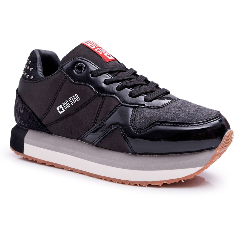 Încălțăminte sport pentru femei Big Star Black EE274721 negru