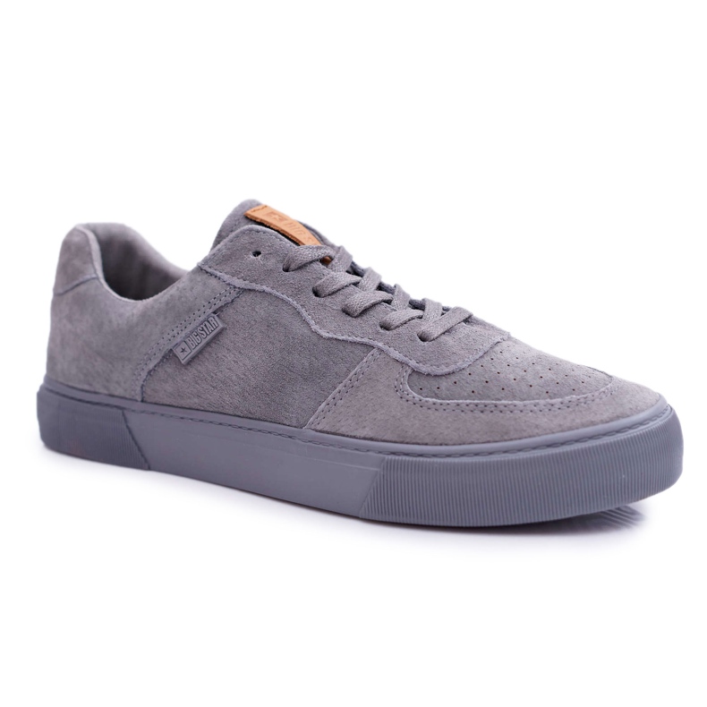 Adidași pentru bărbați Big Star Suede Grey EE174365 gri