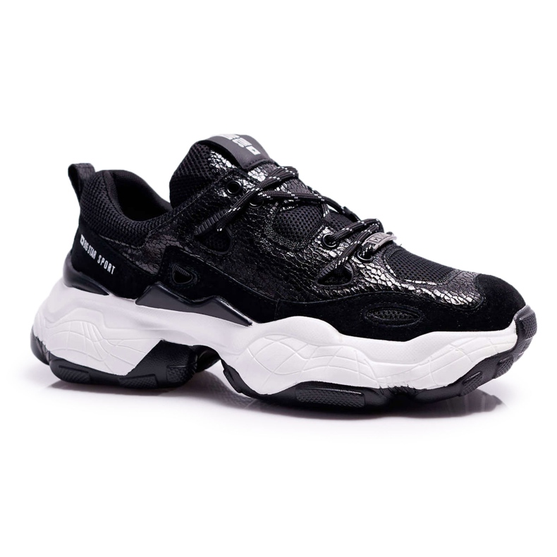 Încălțăminte sport pentru femei Big Star by Daniel Lopez Black FF274431 negru