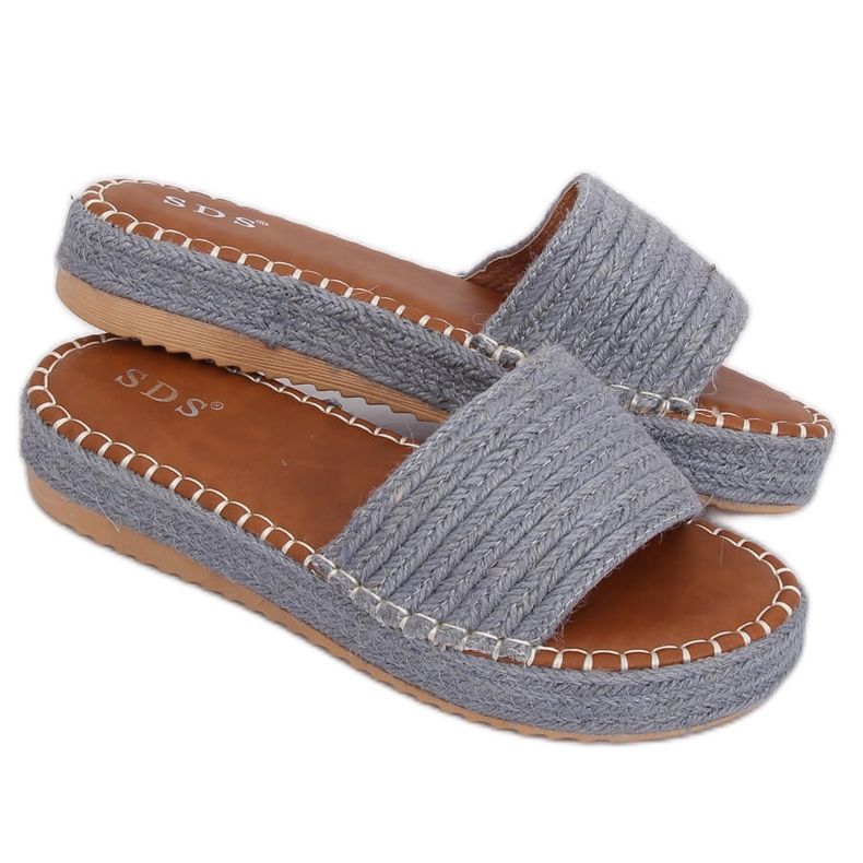 Pantofi espadrili albaștri 7970-PL Denim multicolor Pantofi espadrili albaștri 7970-PL Denim multicolor