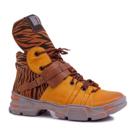 Cizme de damă Piele Maciejka Galben 04218 maro Cizme de damă Piele Maciejka Galben 04218 maro