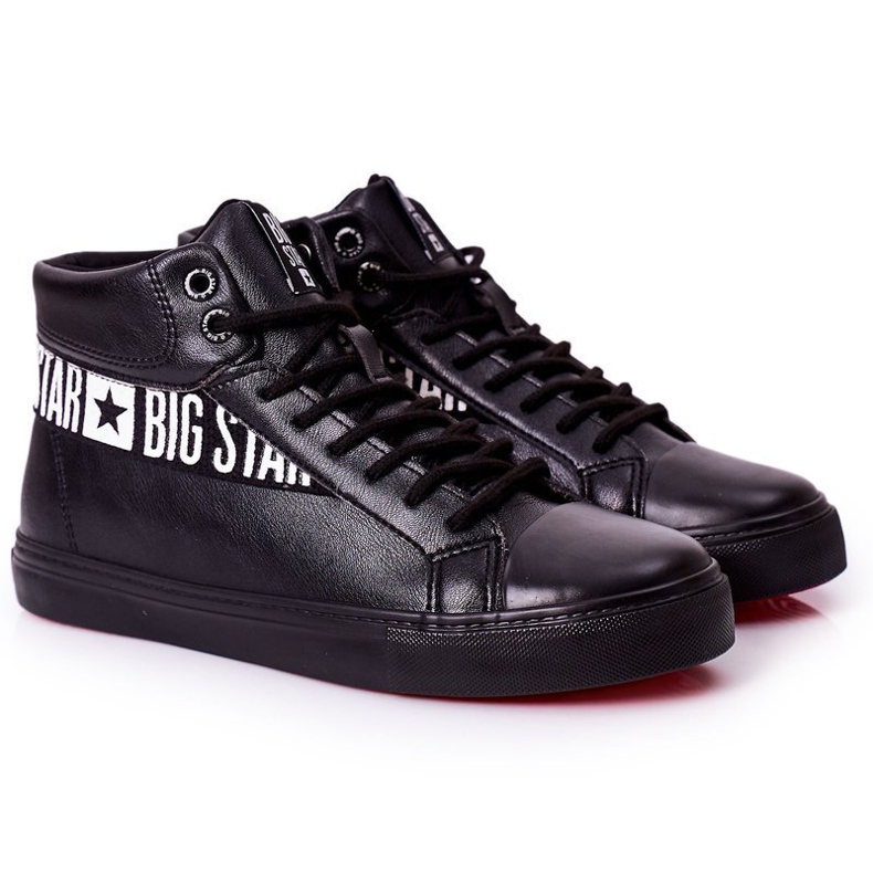 Adidași pentru bărbați Low Big Star High Black EE174339 negru