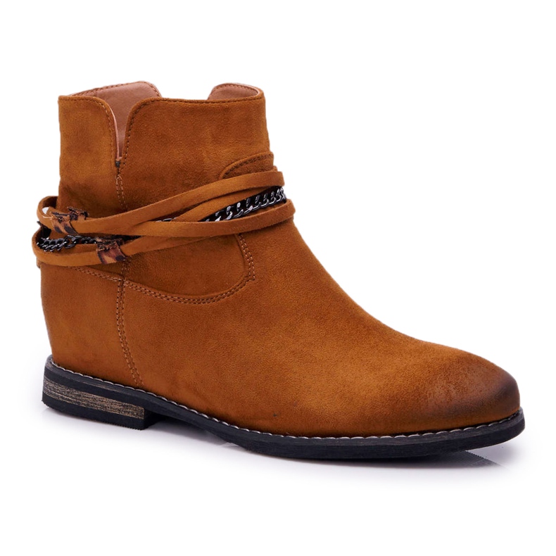 Vinceza Cizme din piele de căprioară pentru femei Hidden Wedge Camel Mirley maro Vinceza Cizme din piele de căprioară pentru femei Hidden Wedge Camel Mirley maro