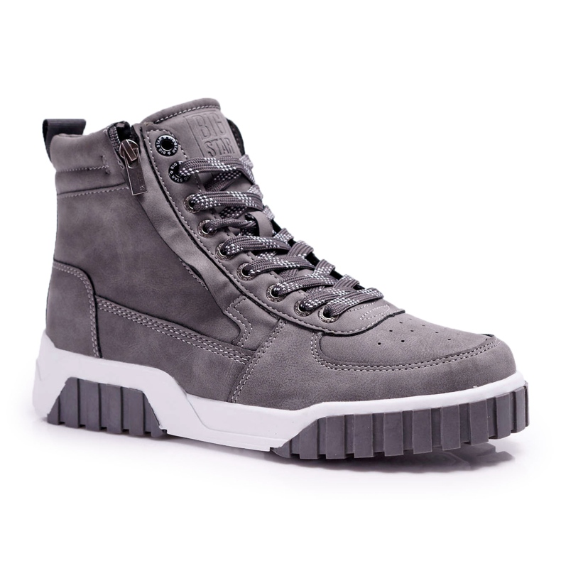 Pantofi sport pentru femei Big Star High Grey EE274222 gri
