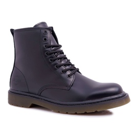 Cizme de drumeție pentru bărbați Piele Big Star Black EE174268 negru Cizme de drumeție pentru bărbați Piele Big Star Black EE174268 negru