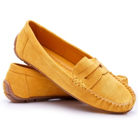 SEA Mocasini galbeni din piele de căprioară Bolero SEA Mocasini galbeni din piele de căprioară Bolero