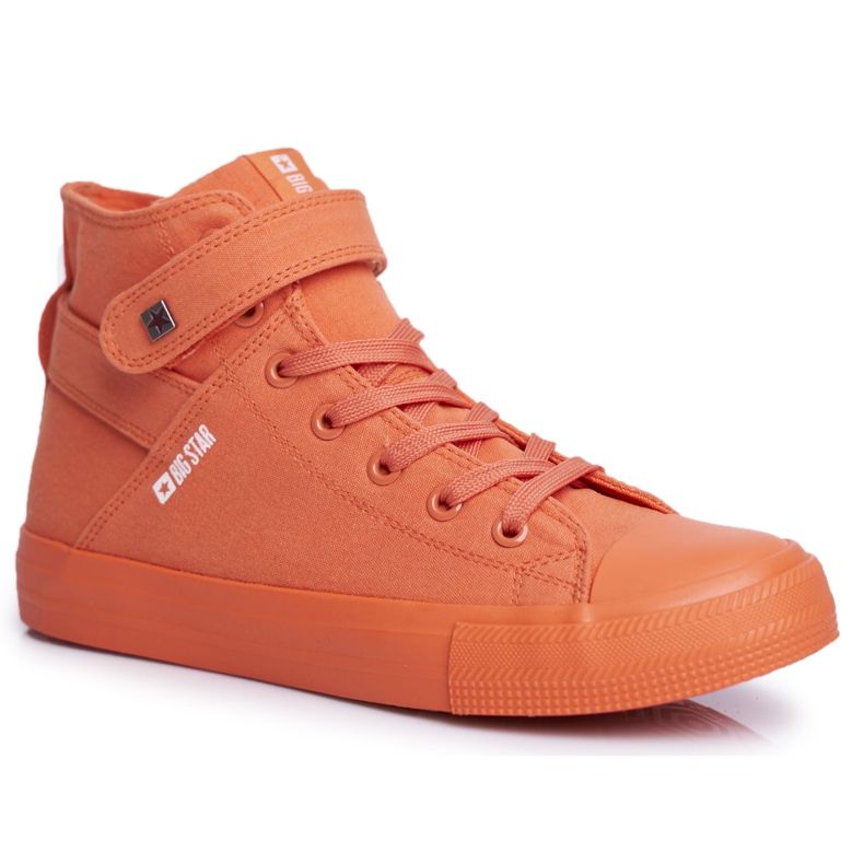 Adidași pentru femei Big Star Orange FF274583 portocale