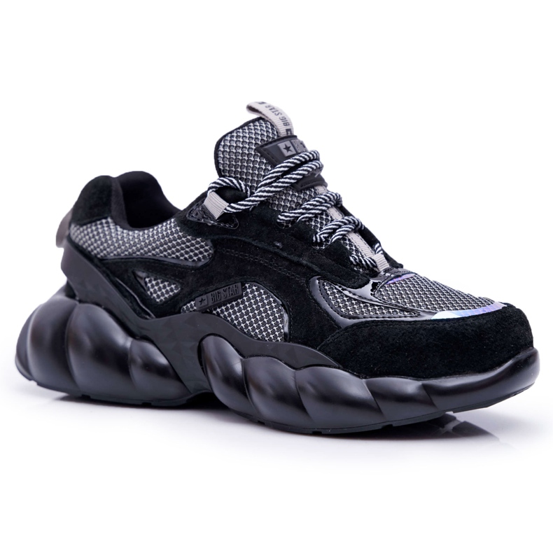 Pantofi sport pentru femei Big Star by Daniel Lopez Negru Gri FF274A553