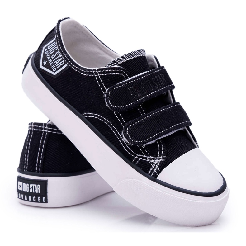 Încălțăminte pentru copii Adidași Big Star Cu velcro negru FF374062
