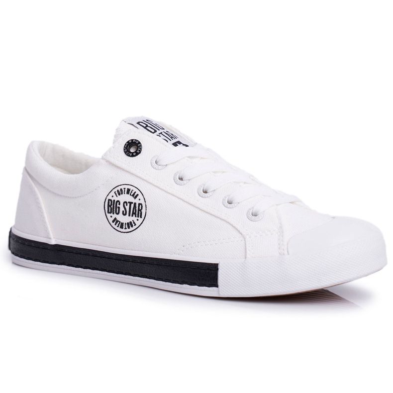 Adidași pentru femei Big Star White FF274228 alb