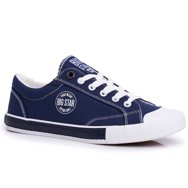 Adidași pentru femei Big Star Navy Blue FF274229 albastru marin