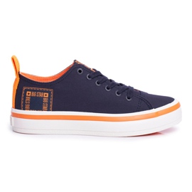 Adidași pentru femei Big Star Navy Blue FF274A070 albastru marin Adidași pentru femei Big Star Navy Blue FF274A070 albastru marin