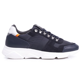 GOE Încălțăminte sport pentru bărbați Piele Albastru bleumarin FF1N3020 albastru marin GOE Încălțăminte sport pentru bărbați Piele Albastru bleumarin FF1N3020 albastru marin