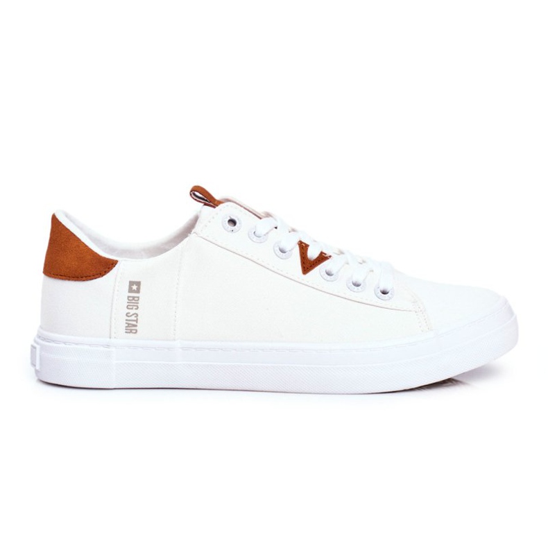 Adidași pentru bărbați Low Big Star White FF174312 alb