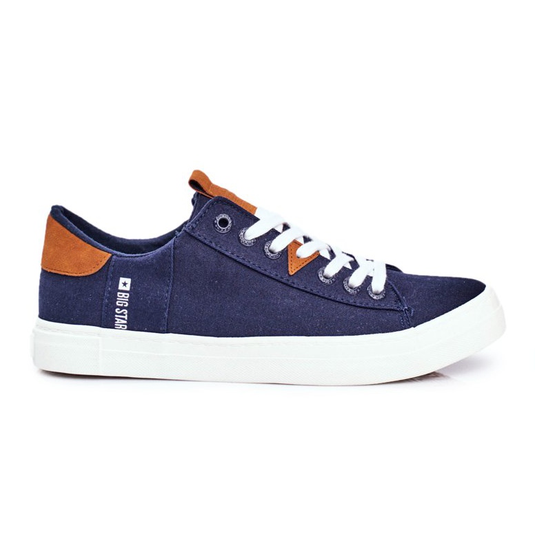 Adidași pentru bărbați Big Star Navy Blue FF174313 albastru marin