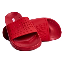Papuci pentru bărbați Big Star Rubber Red DD174689 roșu Papuci pentru bărbați Big Star Rubber Red DD174689 roșu
