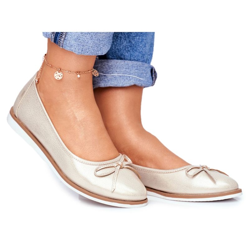 Balerini de damă Sergio Leone Gold BL612 de aur