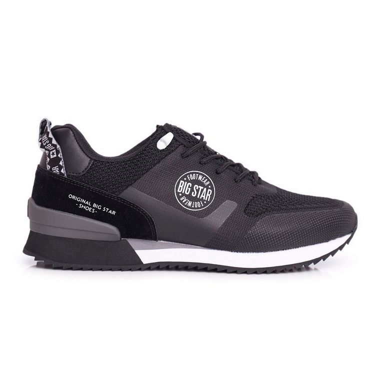 Pantofi sport pentru bărbați Big Star Black FF174206 negru