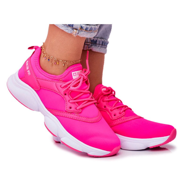 Încălțăminte sport pentru femei Adidași Big Star Neon Pink FF274931 roz