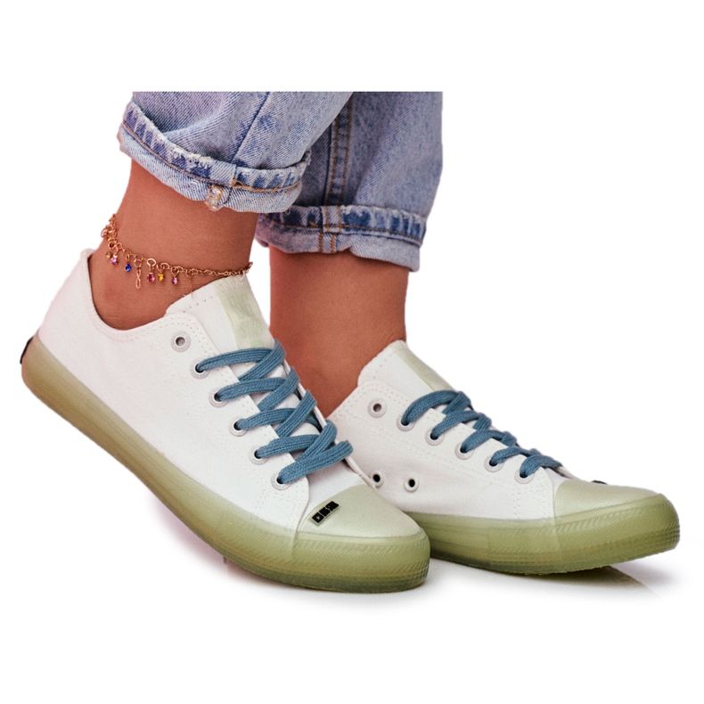 Adidași pentru femei Big Star White FF274256 alb