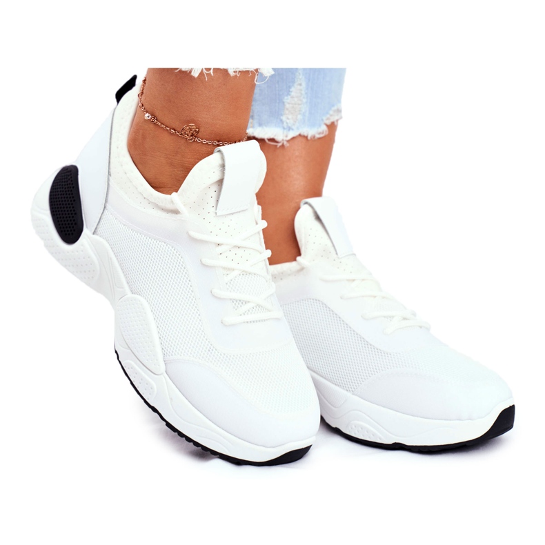 BUGO Încălțăminte sport pentru femei alb-negru Fellen
