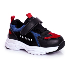 ABCKIDS Pantofi sport pentru copii negri și bleumarin Abcids B932104063 negru