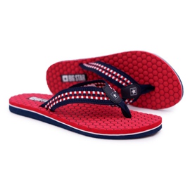 Papuci de damă Flip-flops Big Star Red DD274A252 roșu