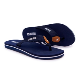 Papuci de damă Flip-flops Big Star Blue Navy DD274A254 albastru marin Papuci de damă Flip-flops Big Star Blue Navy DD274A254 albastru marin