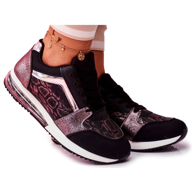 SEA Încălțăminte sport pentru femei Adidași negri Helly negru