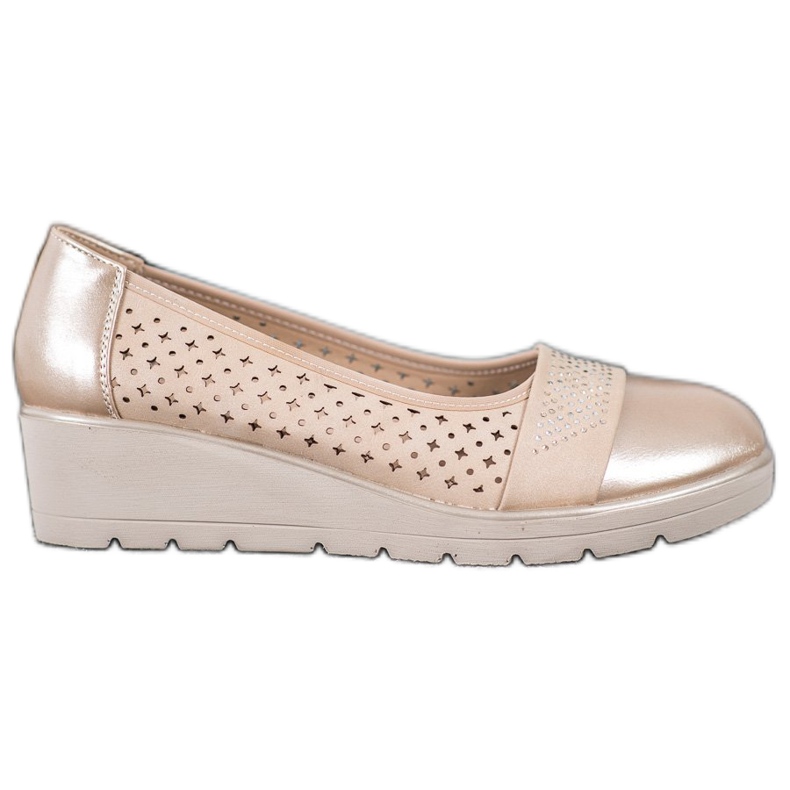 Comer Pompe cu zirconiu cubic maro galben