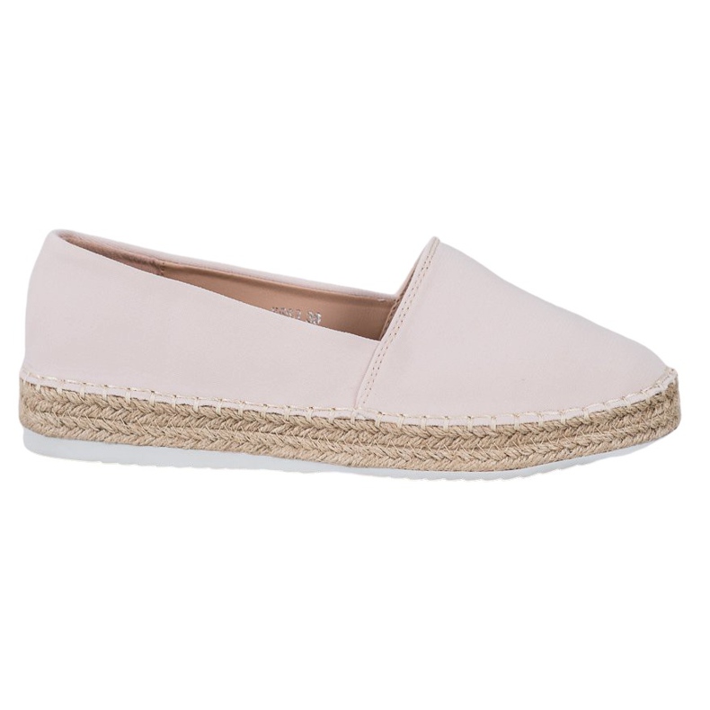 Small Swan Espadrile textile maro