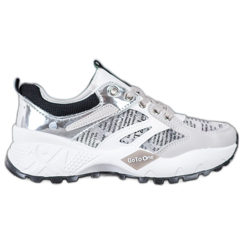 Pantofi sport MCKEYLOR alb gri