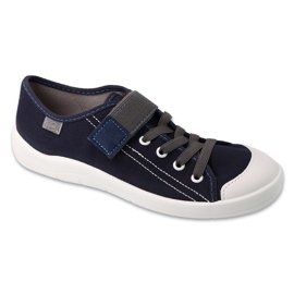 Adidasi Befado 251Q047 cu velcro, bleumarin albastru