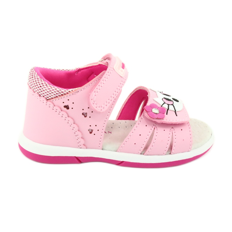 American Club American DR22/20 Sandals Girls 'Pink Kitty roz