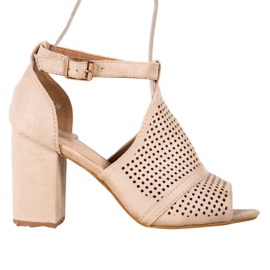 Small Swan Sandale calate elegante bej Small Swan Sandale calate elegante bej