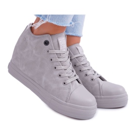 Adidași pentru femei Big Star Grey EE274122 gri