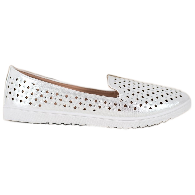 Renda Lorzi eleganți cu cristale gri