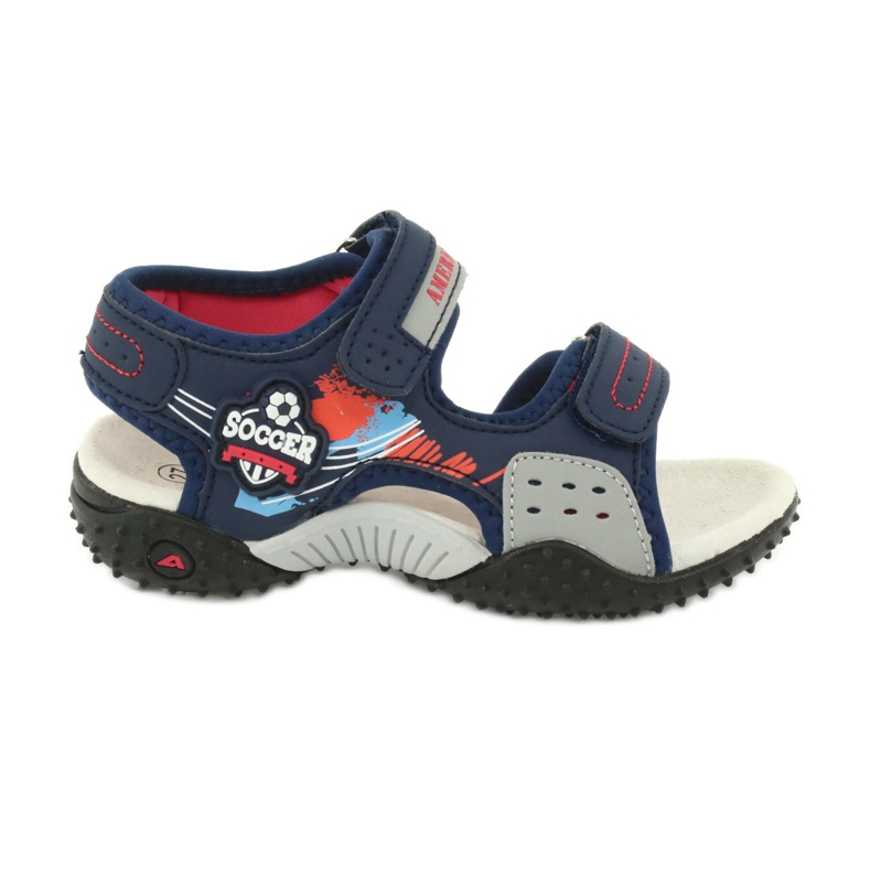American Club Sandale Insert din piele HL21/20 Navy Blue albastru