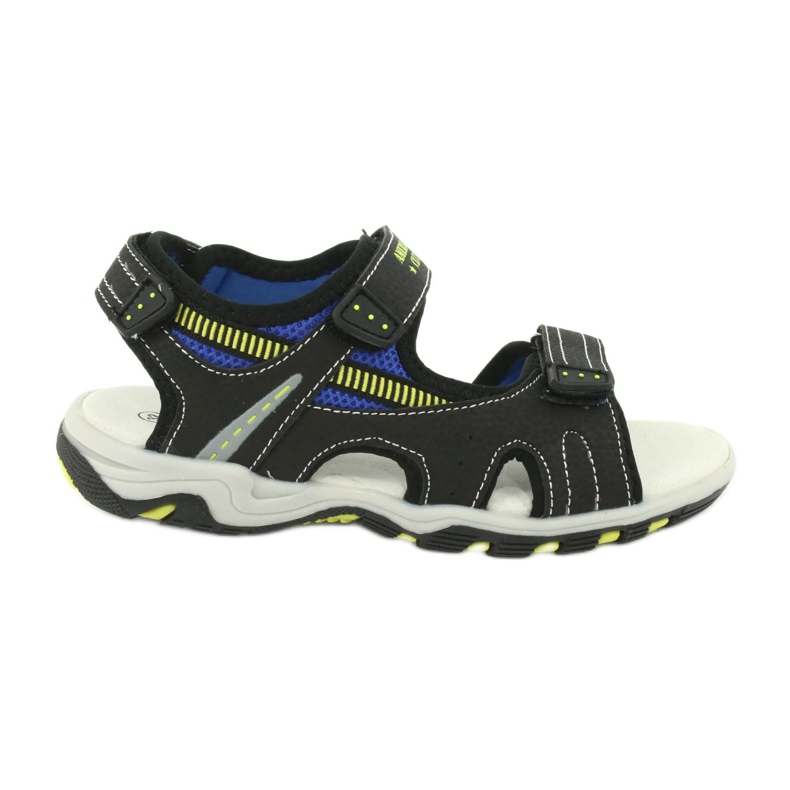 American Club Sandale sportive pentru băieți Insert din piele RL30/20 Negru