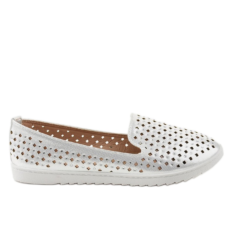 Adidași cu deschidere albastră DY-08 gri