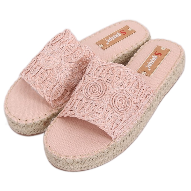 T353P papuci espadrile roz T353P papuci espadrile roz