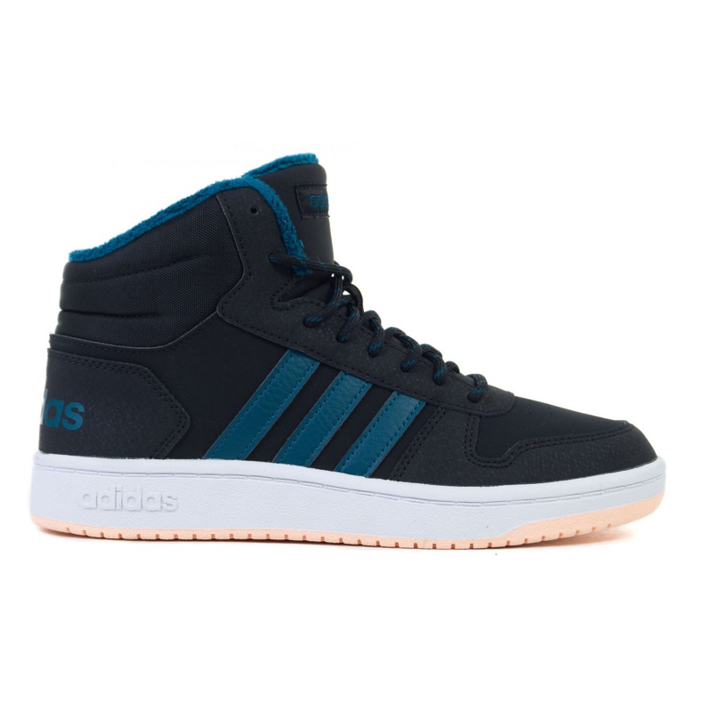 Pantofi Adidas Hoops Mid 2.0 K Jr EE6703 negru