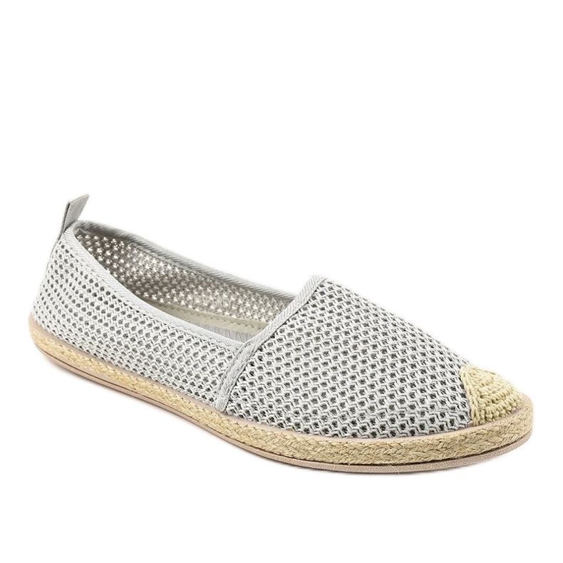 Adidași gri cu dantelă JX55P