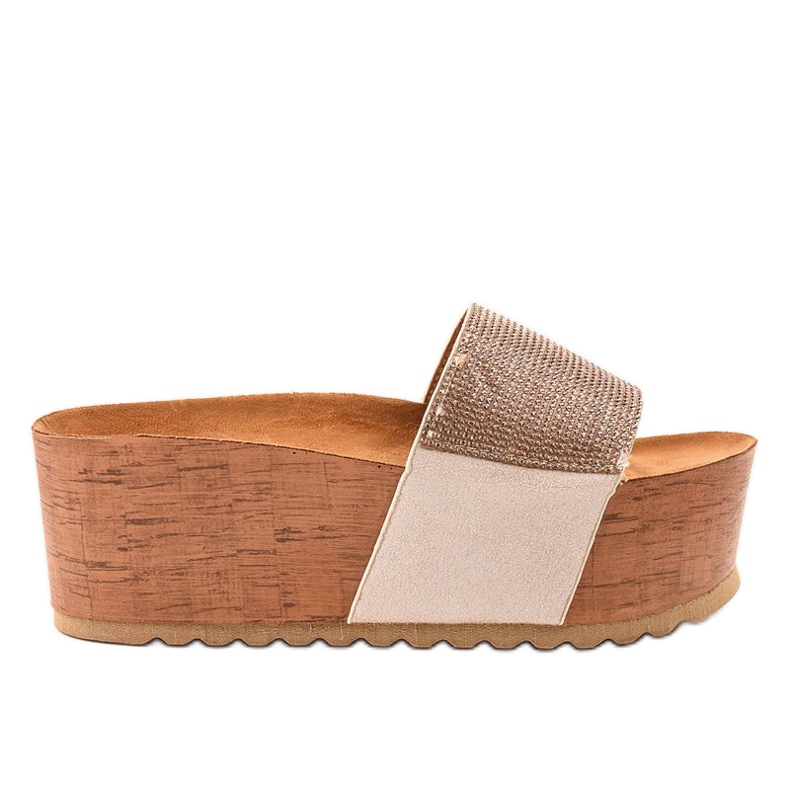 Papuci bej pe platforma 77-99